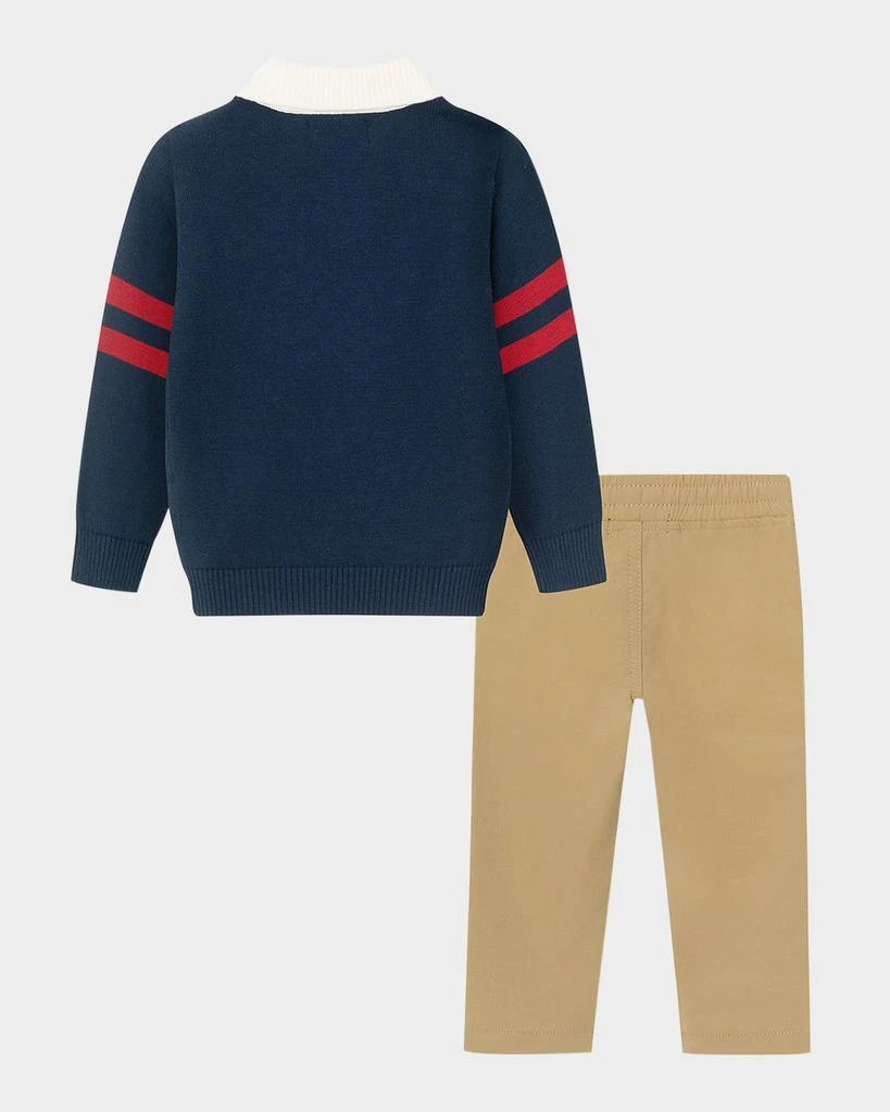 商品Andy & Evan|Boy's Collared Sweater W/ Pants Set, Size Newborn-24M,价格¥453,第3张图片详细描述