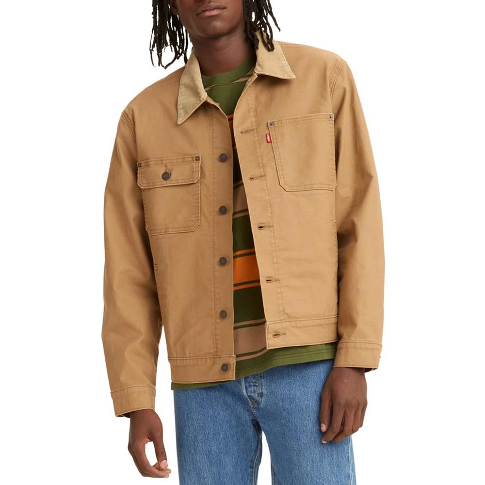 商品Levi's|Men's Relaxed Fit Stock Demin Trucker Jacket,价格¥440,第1张图片