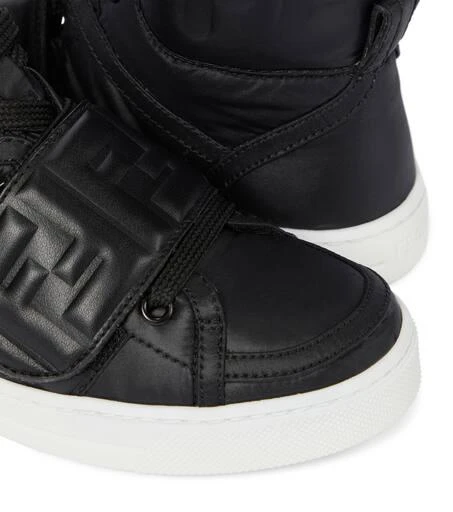 商品Fendi|FF leather high top sneakers,价格¥2569,第5张图片详细描述