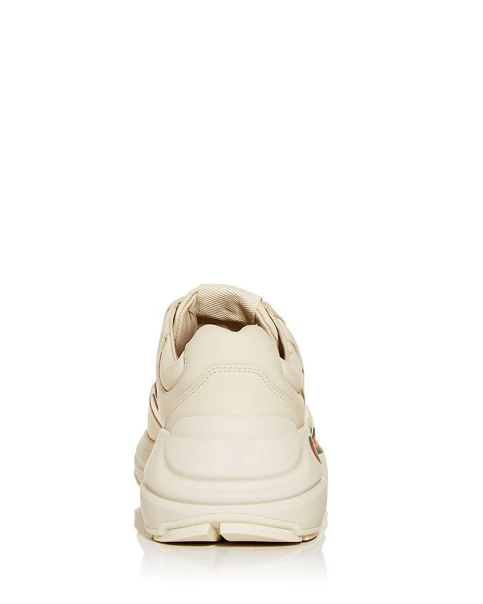 商品Gucci|Women's Rhyton Leather Sneakers,价格¥8200,第5张图片详细描述