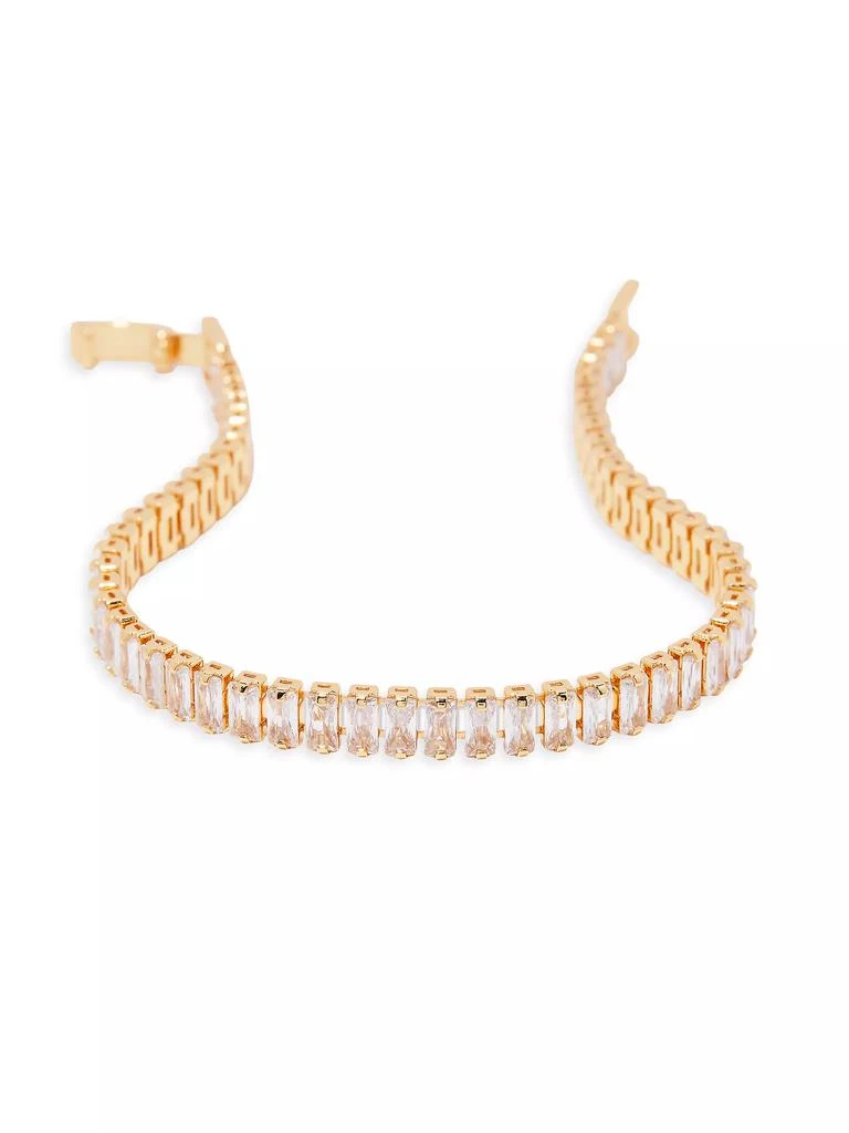 商品brook & york|Priya 14K-Gold Vermeil & Cubic Zirconia Tennis Bracelet,价格¥900,第3张图片详细描述