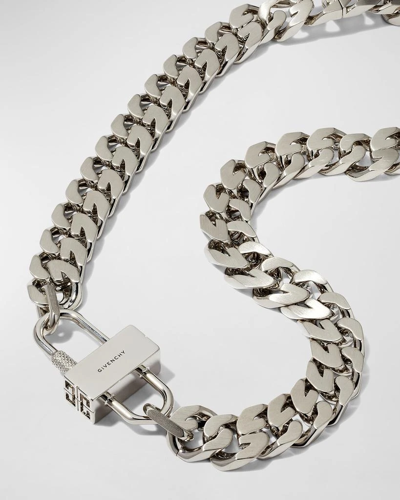 商品Givenchy|Men's Lock G-Chain Necklace,价格¥11505,第3张图片详细描述