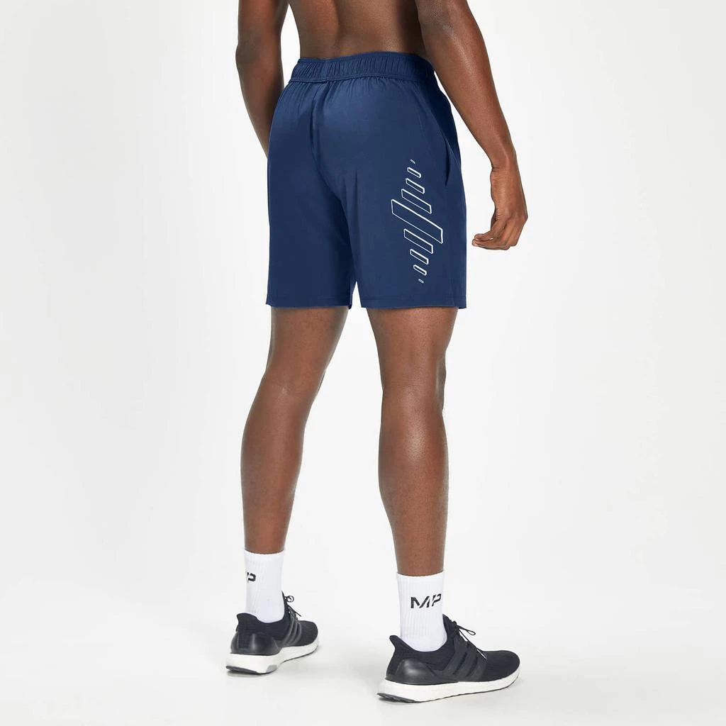 商品Myprotein|MP Men's Infinity Mark Graphic Training Shorts - Intense Blue,价格¥110,第2张图片详细描述
