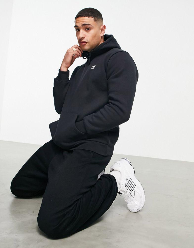 商品Adidas|adidas Originals essentials hoodie with small logo in black,价格¥405,第6张图片详细描述