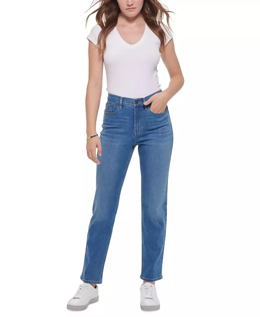 商品Calvin Klein|Women's High-Rise Slim Whisper Soft Jeans,价格¥159,第4张图片详细描述