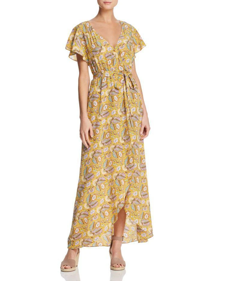商品Ella Moss|Faux-Wrap Floral-Print Maxi Dress,价格¥1199,第1张图片