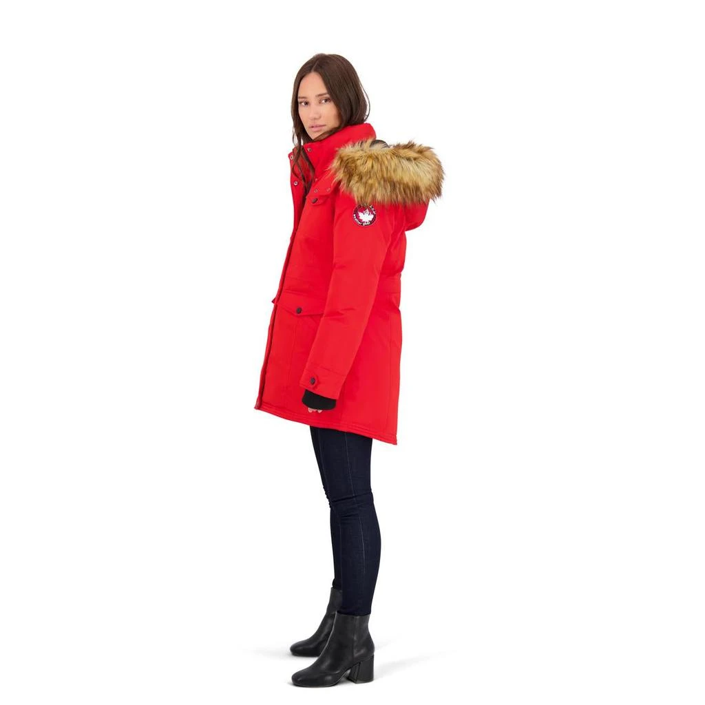 Canada Weather Gear Parka Coat for Women-Insulated Faux Fur Hooded Winter Jacket 商品