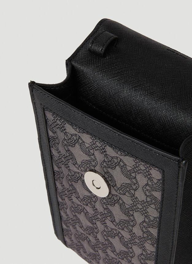 Re-Jacquard Orborama Phone Crossbody Bag in Black商品第6张图片规格展示