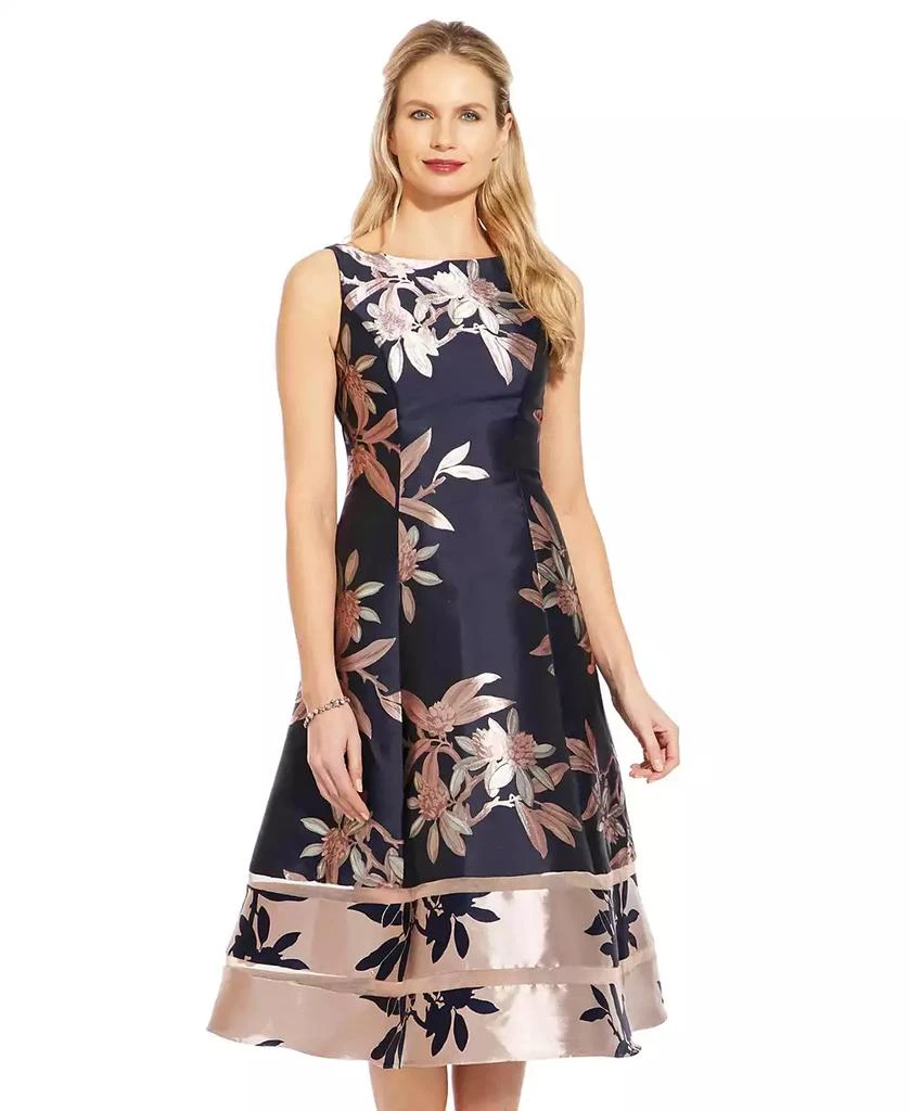 商品Adrianna Papell|Jacquard A-Line Dress,价格¥1639,第3张图片详细描述