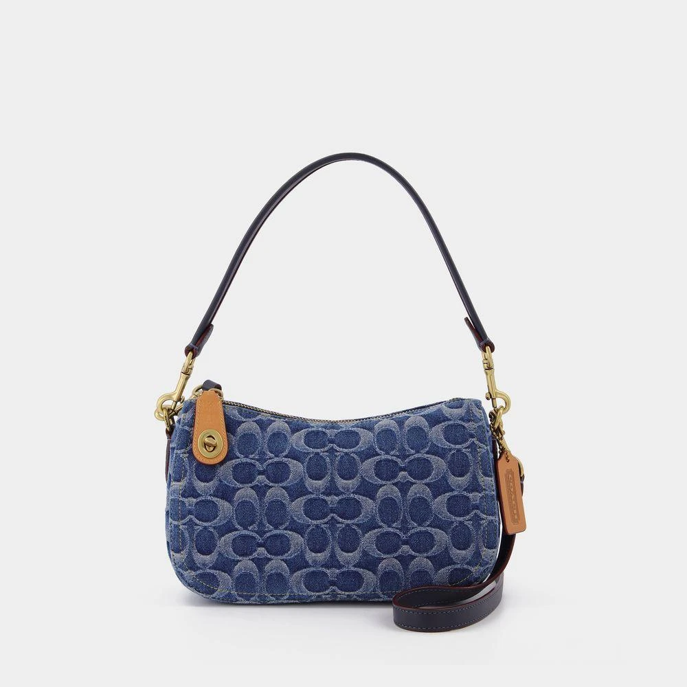 商品Coach|Washed Denim Signature Swinger,价格¥3691,第1张图片