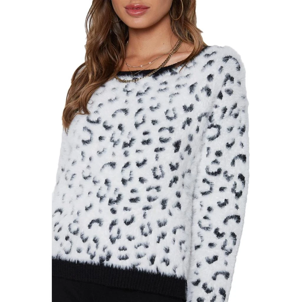 商品Tart|Tart Jake Women's Fuzzy Leopard Print Long Sleeve Pullover Sweater,价格¥192,第4张图片详细描述