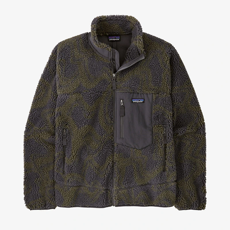 商品[国内直发] 【春节不打烊，国内现货速发】 Patagonia|patagonia巴塔哥尼亚 Classic Retro-X 休闲撞色口袋拼接摇粒绒夹克外套 男款,价格¥2242,第1张图片