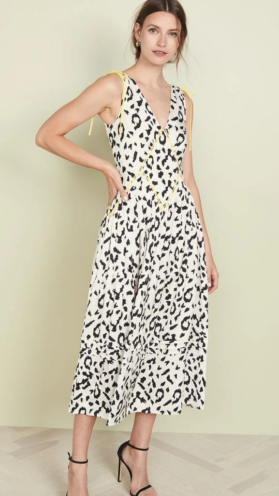 商品Self Portrait|Self Portrait Sleevless Leopard Printed Dress,价格¥942,第5张图片详细描述