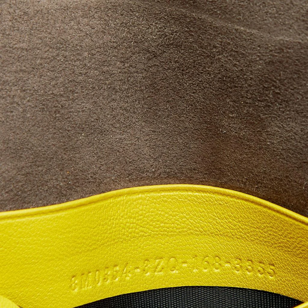 Fendi Yellow Leather And Fur Micro Monster Baguette 商品
