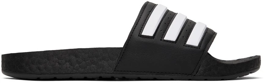 商品Adidas|Black & White Adilette Boost Slides,价格¥153,第1张图片