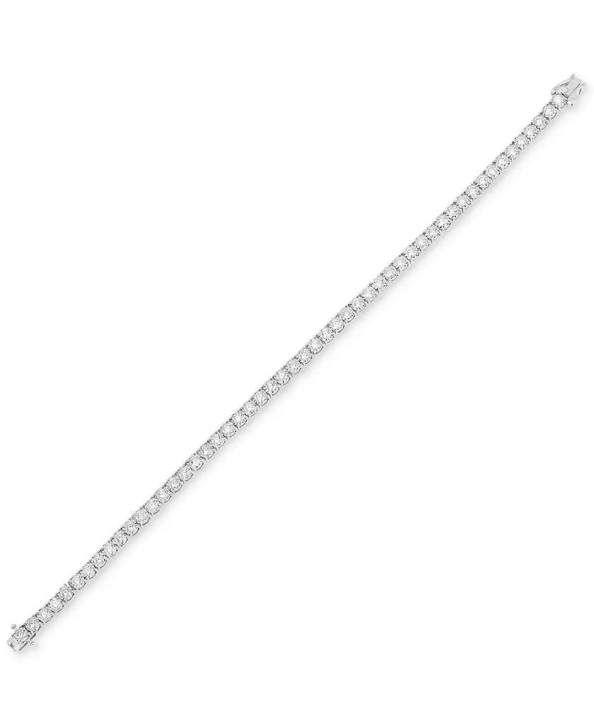 商品Grown With Love|Men's Lab Grown Diamond Tennis Bracelet (5 ct. t.w.) in 10k White Gold,价格¥13079,第4张图片详细描述