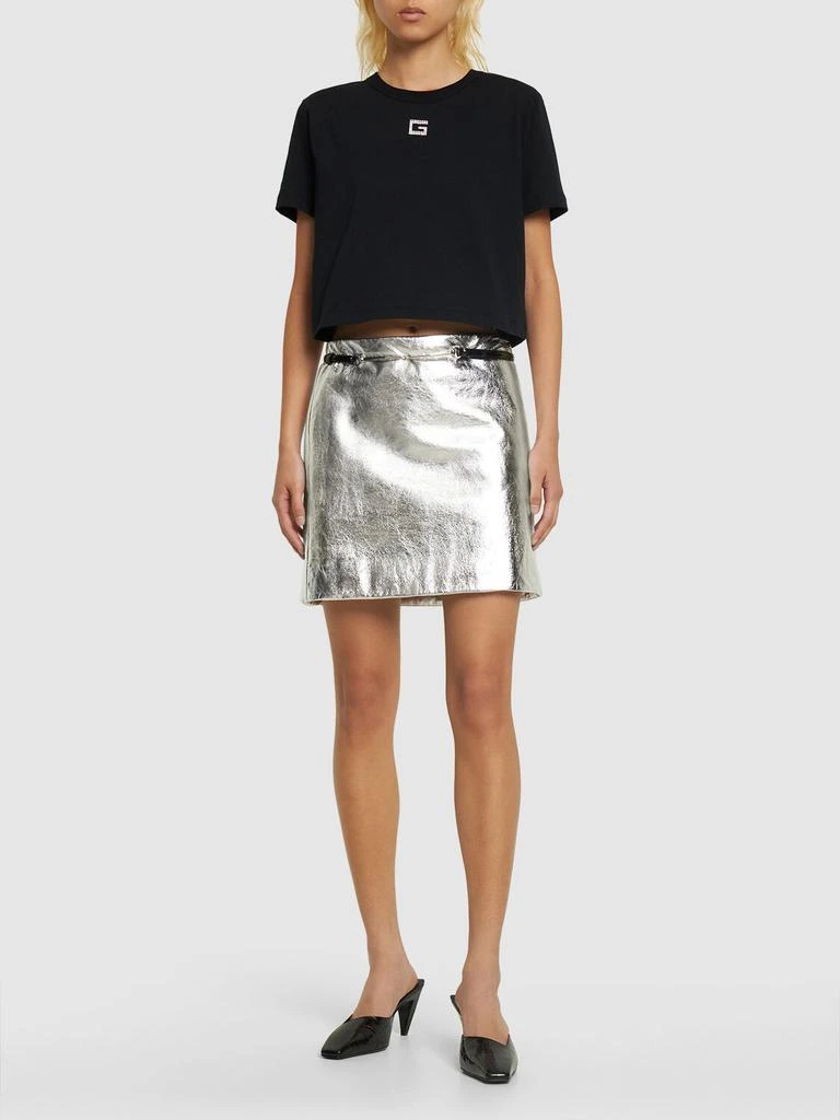商品Gucci|Embellished Cotton Jersey T-shirt,价格¥4234,第1张图片详细描述