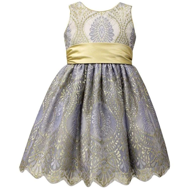 商品Jayne Copeland|Gold Sash Ball Gown, Toddler & Little Girls (2T-6X),价格¥225,第2张图片详细描述