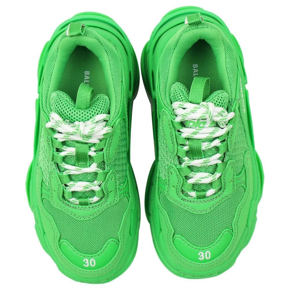 商品Balenciaga|Green Triple S Trainers,价格¥2255,第4张图片详细描述