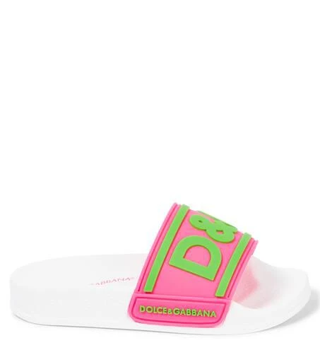 商品Dolce & Gabbana|DG rubber slides,价格¥1561,第3张图片详细描述