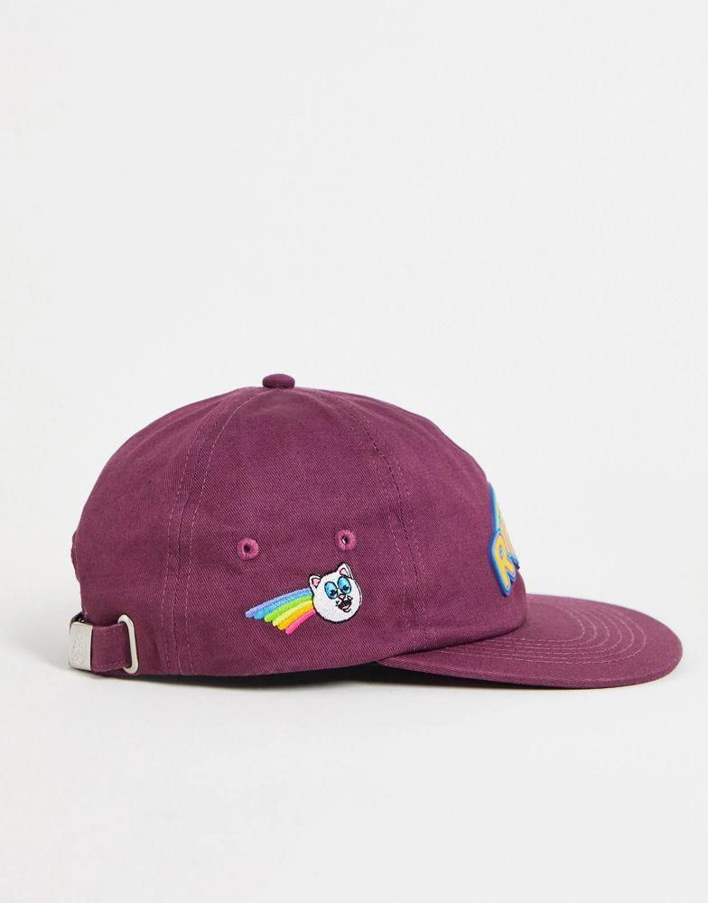 商品Rip N Dip|RIPNDIP friends forever cap in burgundy,价格¥318,第2张图片详细描述