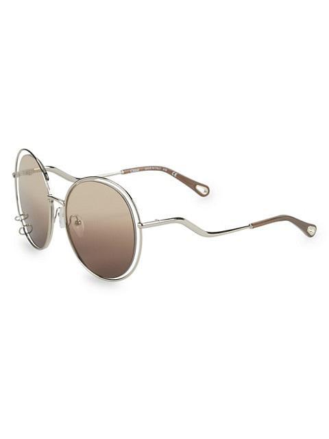 商品Chloé|Wendy 59MM Round Sunglasses,价格¥3519,第4张图片详细描述