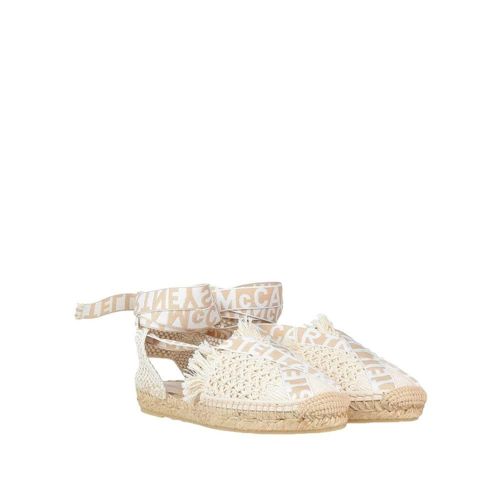 商品Stella McCartney|Stella McCartney Logo Canvas Espadrilles,价格¥3009,第2张图片详细描述
