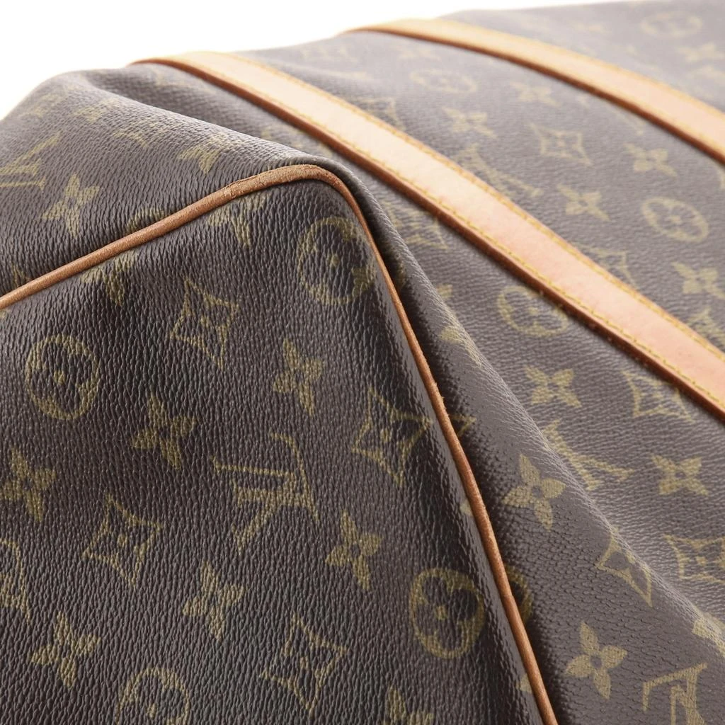 Louis Vuitton Brown Monogram Canvas Leather Keepall 45cm Duffle Bag 商品