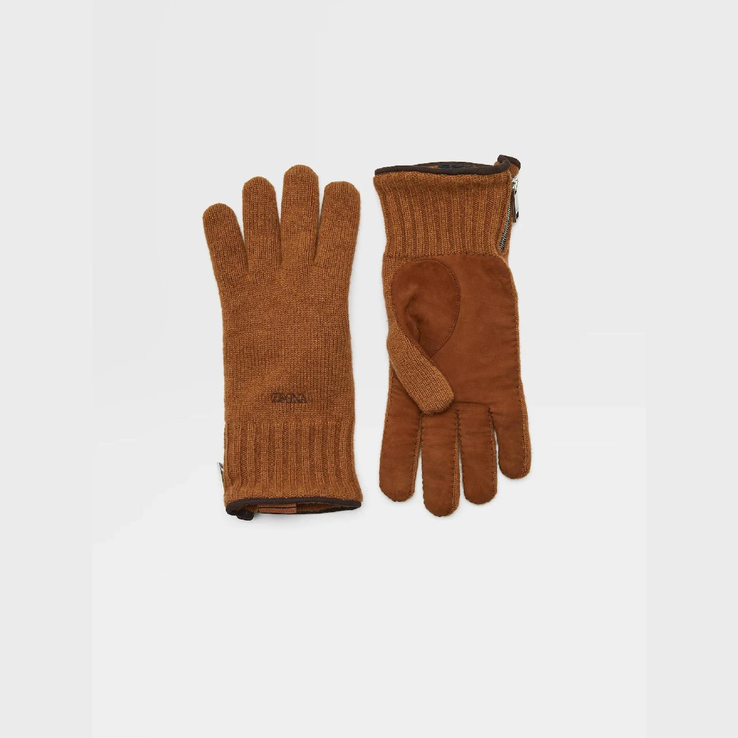 商品Zegna|【预售】 杰尼亚 24秋冬 男士 手套 Foliage Oasi Cashmere Gloves Z6G02GA6-G62-VJC,价格¥8635,第1张图片