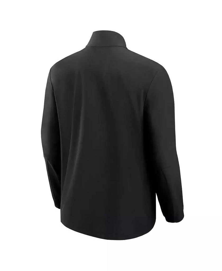 商品Fanatics|Men's Black Arizona Cardinals Front Office Woven Quarter-Zip Jacket,价格¥690,第2张图片详细描述