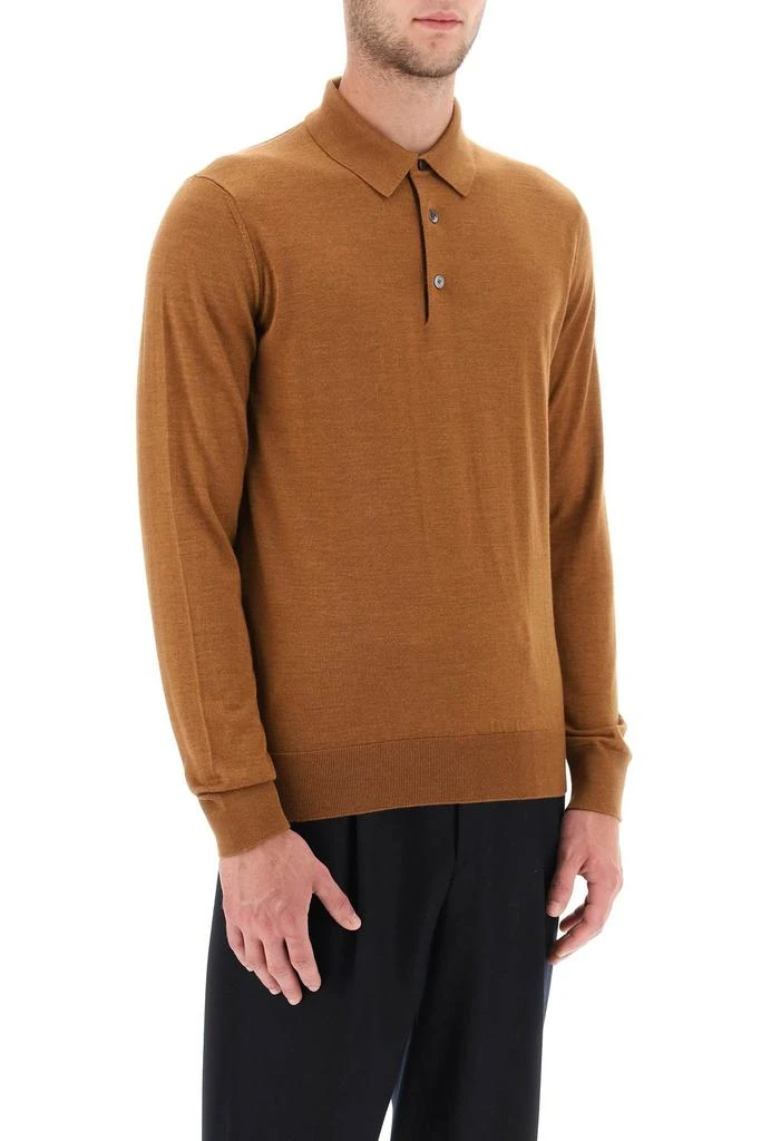 商品Zegna|Zegna cashseta polo sweater,价格¥4578,第2张图片详细描述