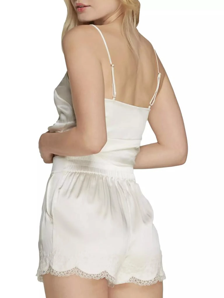 商品L'Agent by Agent Provocateur|Amelia Lace-Trim Pajama Shorts,价格¥848,第5张图片详细描述