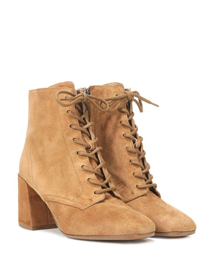 Women's Halle Suede Lace Up High Block Heel Booties 商品