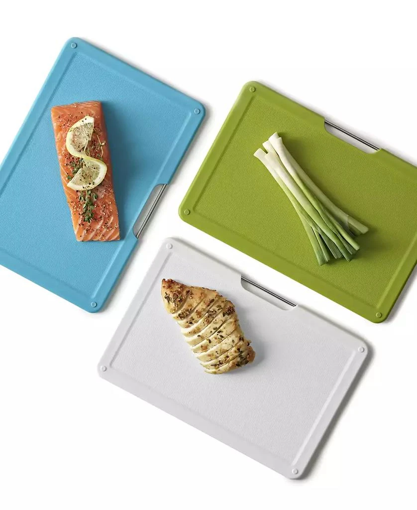 商品Joseph Joseph|Folio Slim 3-Piece Under-Shelf Chopping Board Set,价格¥309,第5张图片详细描述