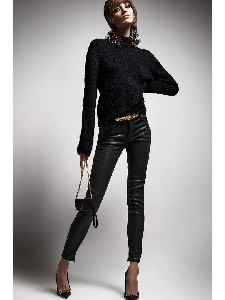 商品Tom Ford|Shiny Lacquered Denim Skinny Pants,价格¥6380,第3张图片详细描述