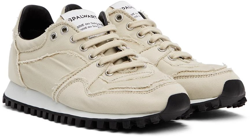 商品Comme des Garcons|Beige Spalwart Edition Marathon Sneakers,价格¥2986,第4张图片详细描述