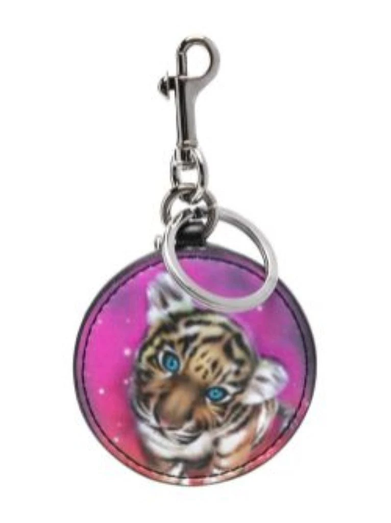 商品Stella McCartney|STELLA MCCARTNEY tiger purple keyring,价格¥817,第1张图片