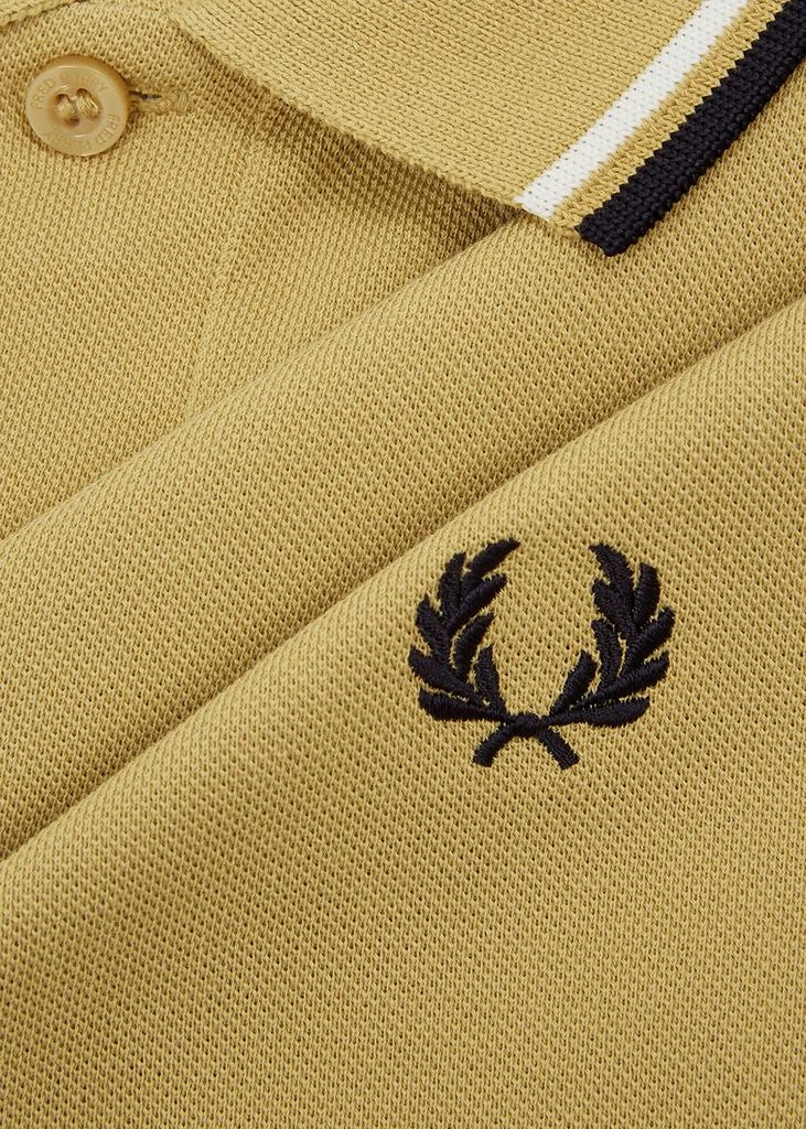 商品Fred Perry|Camel logo piqué cotton polo shirt,价格¥324,第5张图片详细描述