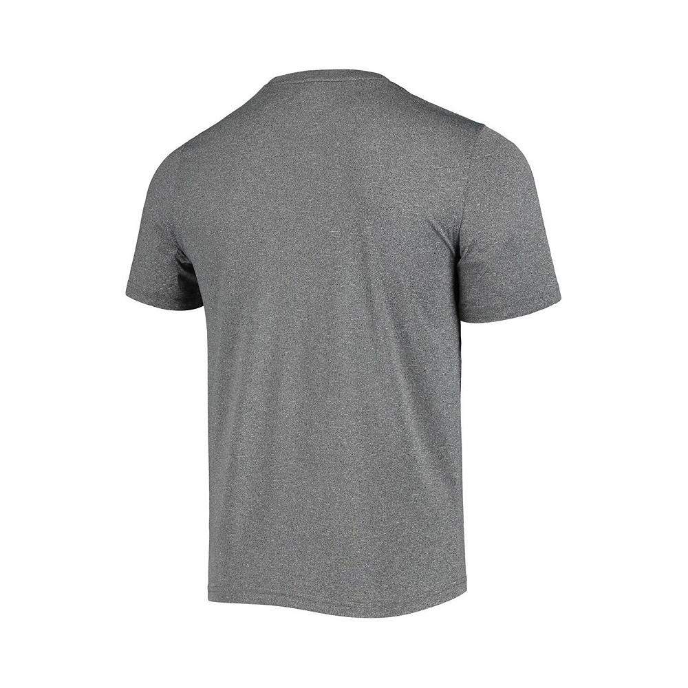 Men's Gray Oklahoma Sooners Slash Stack T-shirt商品第4张图片规格展示