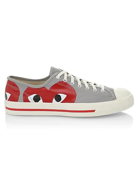 CdG PLAY x Converse Unisex Jack Purcell Low-Top Sneakers商品第1张图片规格展示