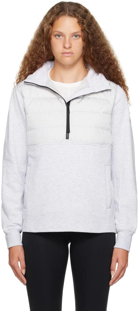 商品Canada Goose|Silver Muskoka Down Sweatshirt,价格¥3941,第1张图片