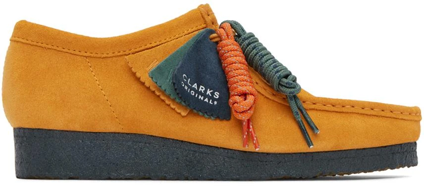 商品Clarks|Yellow & Blue Wallabee Oxfords,价格¥511,第1张图片