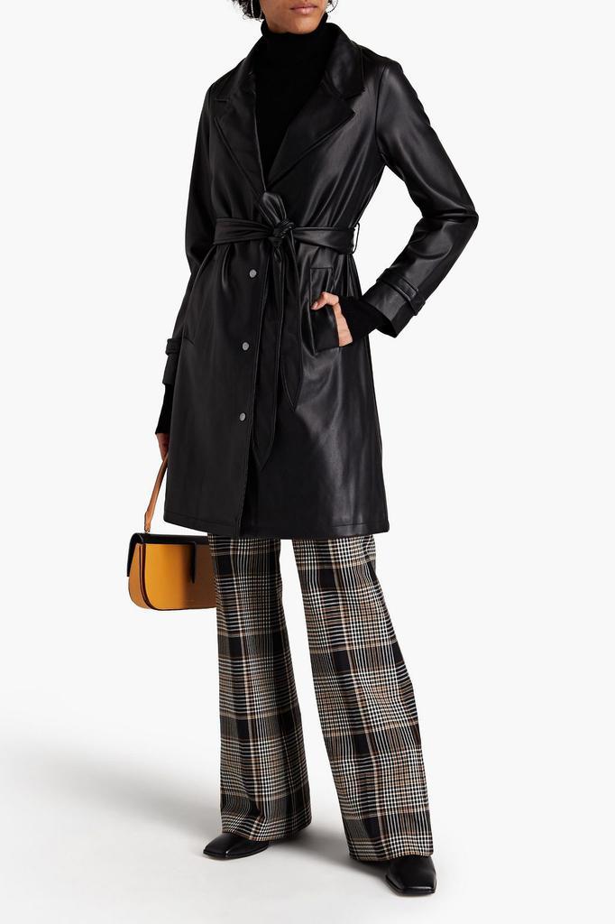 商品Unreal Fur|Belted faux leather coat,价格¥1006,第4张图片详细描述