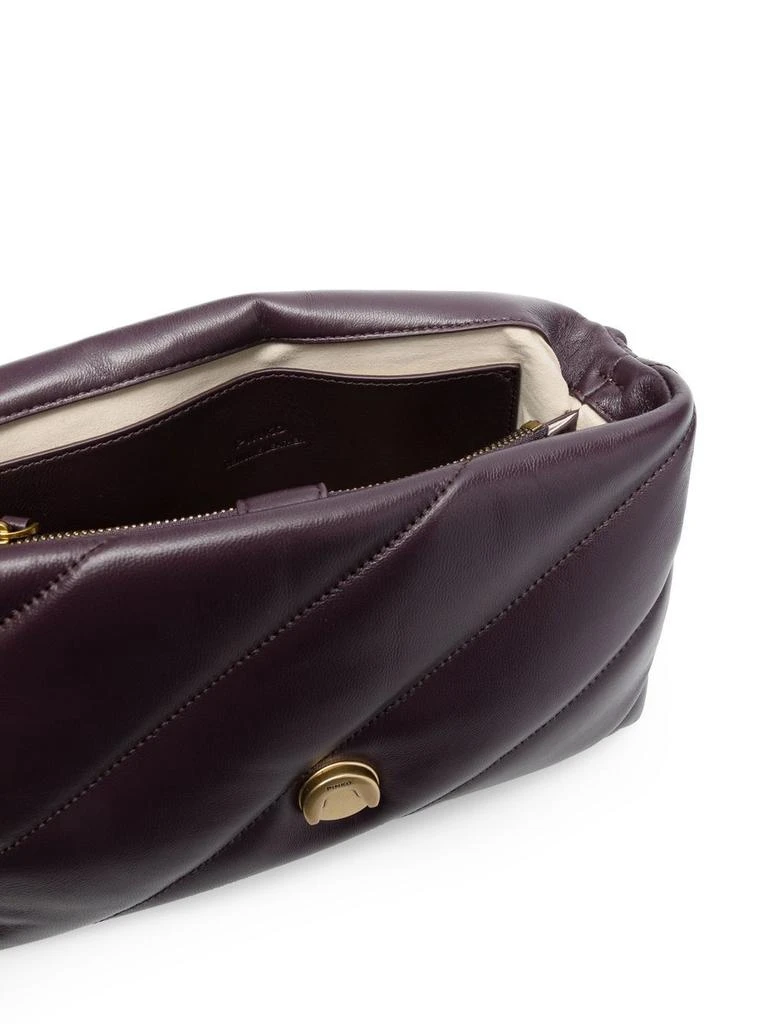 商品PINKO|Pinko women's purple leather shoulder bag,价格¥3240,第4张图片详细描述