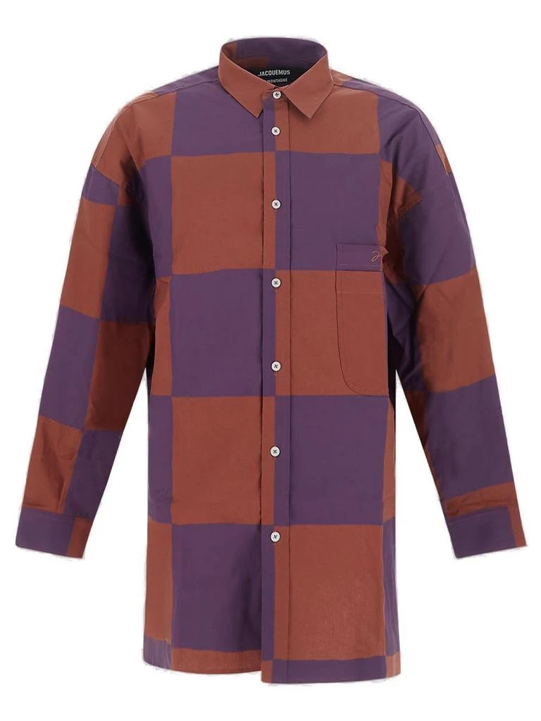 商品Jacquemus|Jacquemus Color-Block Long Sleeved Shirt,价格¥1823,第1张图片