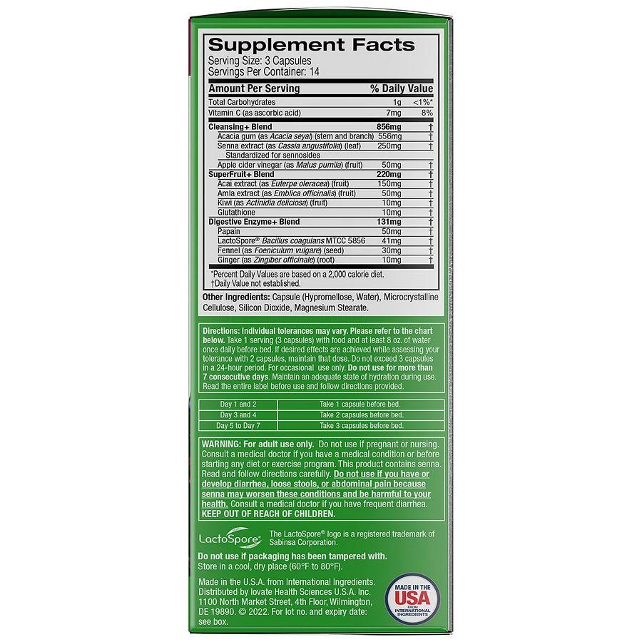 商品Purely Inspired|Organic 7 Day Cleanse, Unique Senna Leaf Extract Formula,价格¥112,第5张图片详细描述