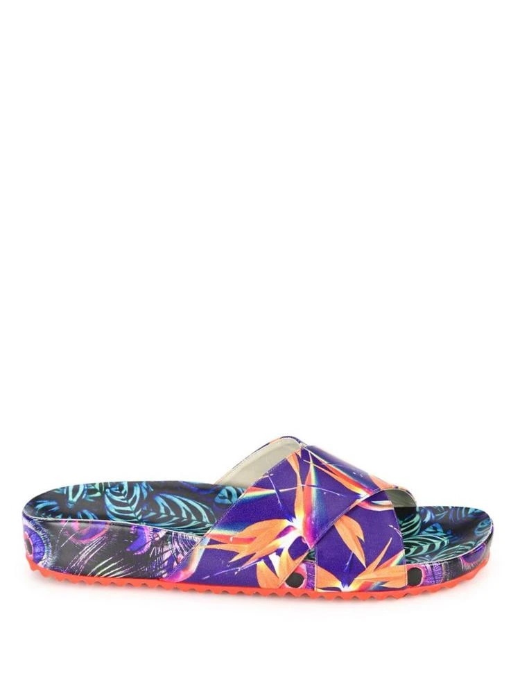 商品Sophia Webster|Phoebe Leaf-Print Leather Wedge Slides,价格¥1126,第5张图片详细描述