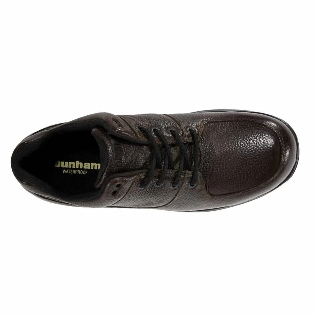 商品Dunham|Men's Windsor Waterproof Oxford Shoes - Medium Width In Dark Brown,价格¥411,第3张图片详细描述