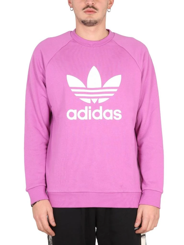 商品Adidas|Adidas Originals Logo Printed Crewneck Sweatshirt,价格¥266,第1张图片