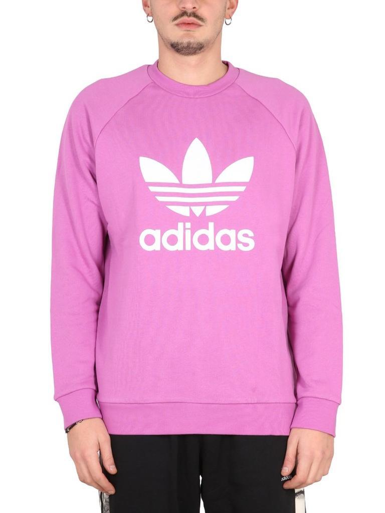 商品Adidas|Adidas Originals Logo Printed Crewneck Sweatshirt,价格¥235,第1张图片